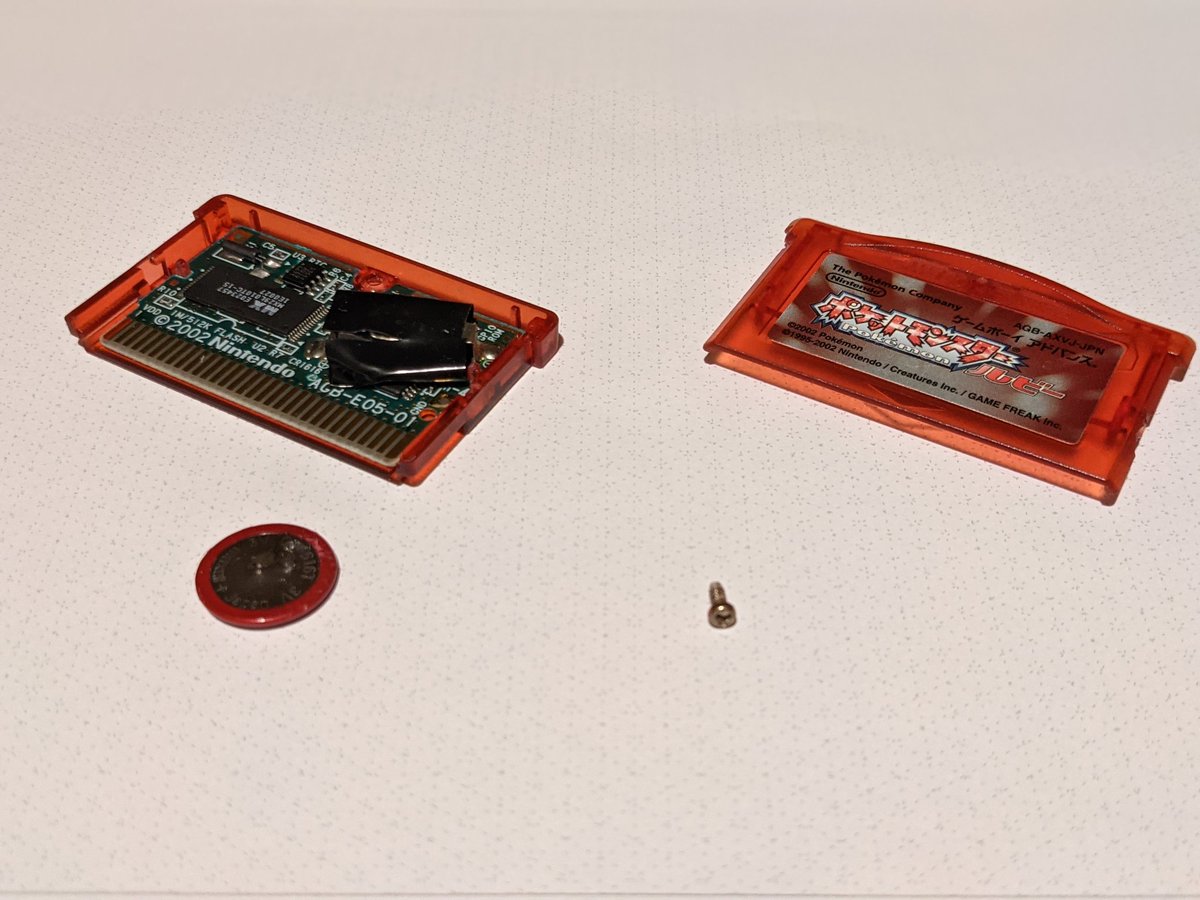 冬琉 ポケモン ルビーromの電池交換しました 先日の過去作マイブームがまだ続いてて ホウエン地方も旅したくなりまして で 公式の電池交換終わってるので自己責任で修理する事に 冬琉 ポケモン ルビーromの電池交換しました 先日の過去作マイブームがまだ続いてて ホウエン地方も旅したくなりまして で 公式の電池交換終わってるので自己責任で修理する事に
