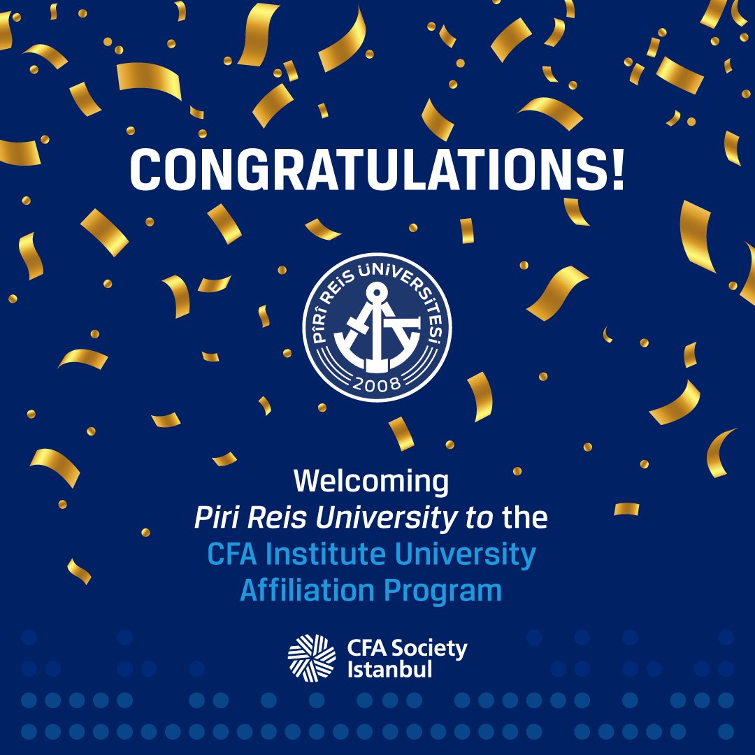 CFAIstanbul's tweet image. Great news 📢 One more CFA Affiliated university in Turkey🎉 This makes a total of 13 universities!