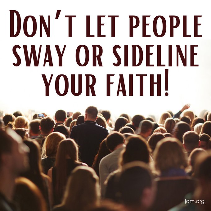 PositivePrayers's tweet image. Don't let people sway or sideline your faith.
Believe God's Promises for You.