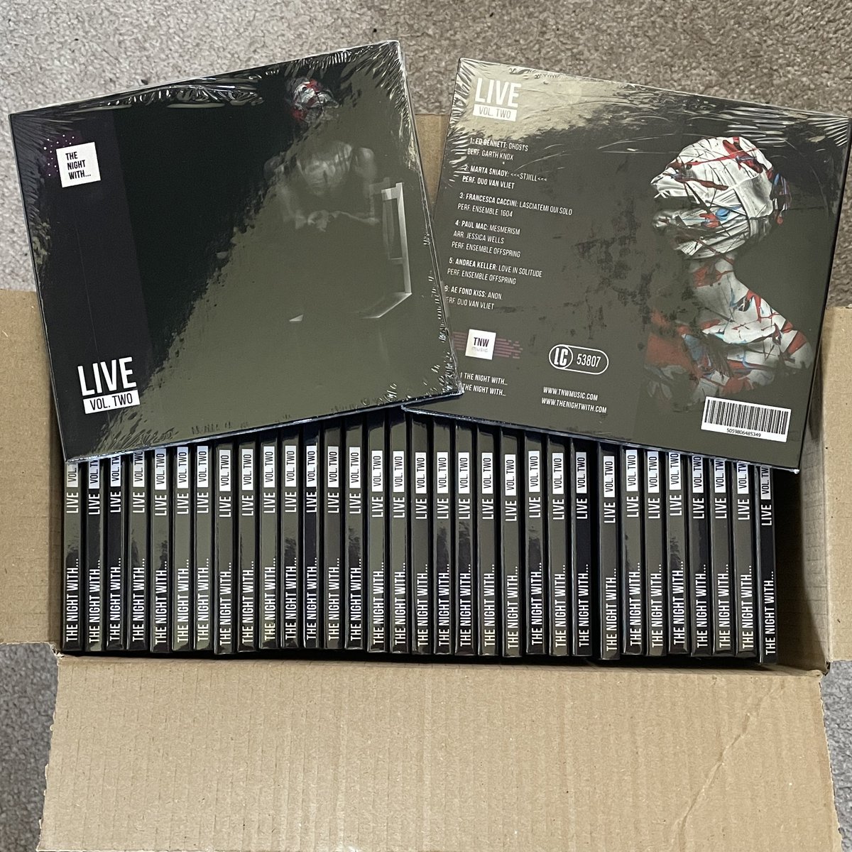 Who wants a copy?! The Night With… Live Vol Two. Order yours at tnwmusic.com or tnwmusic.bandcamp.com