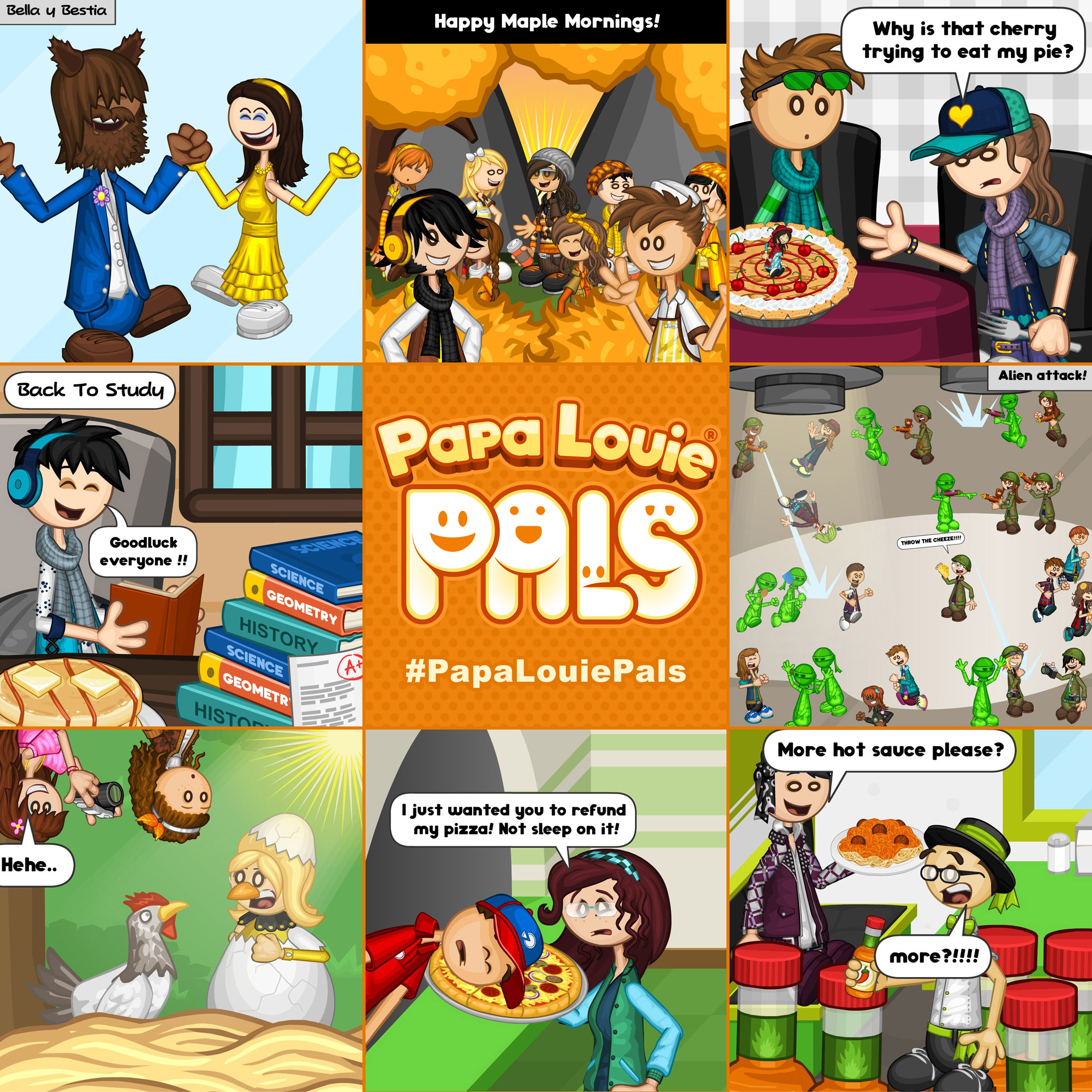 Flipline Studios on X: Papa Louie Pals: Fan Scenes!   #PapaLouiePals  / X