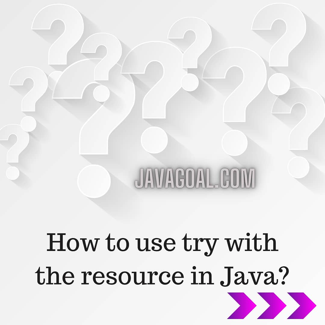 GoalJava's tweet image. Want to read it in detail then click on link:javagoal.com/java-try-with-…
#javadeveloper
#android
#javacode
#codinglife
#Coding
#devcommunity
#CodeNewbie
#CodeNewbies
#WomenWhoCode