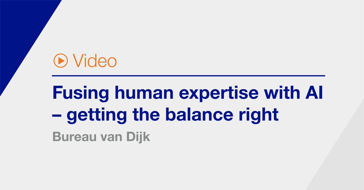 Good #AI increases the consistency and speed of #KYC, but #screening processes still require human input. Watch our video to find out how to effectively balance AI with analyst expertise bit.ly/3BwXV4T