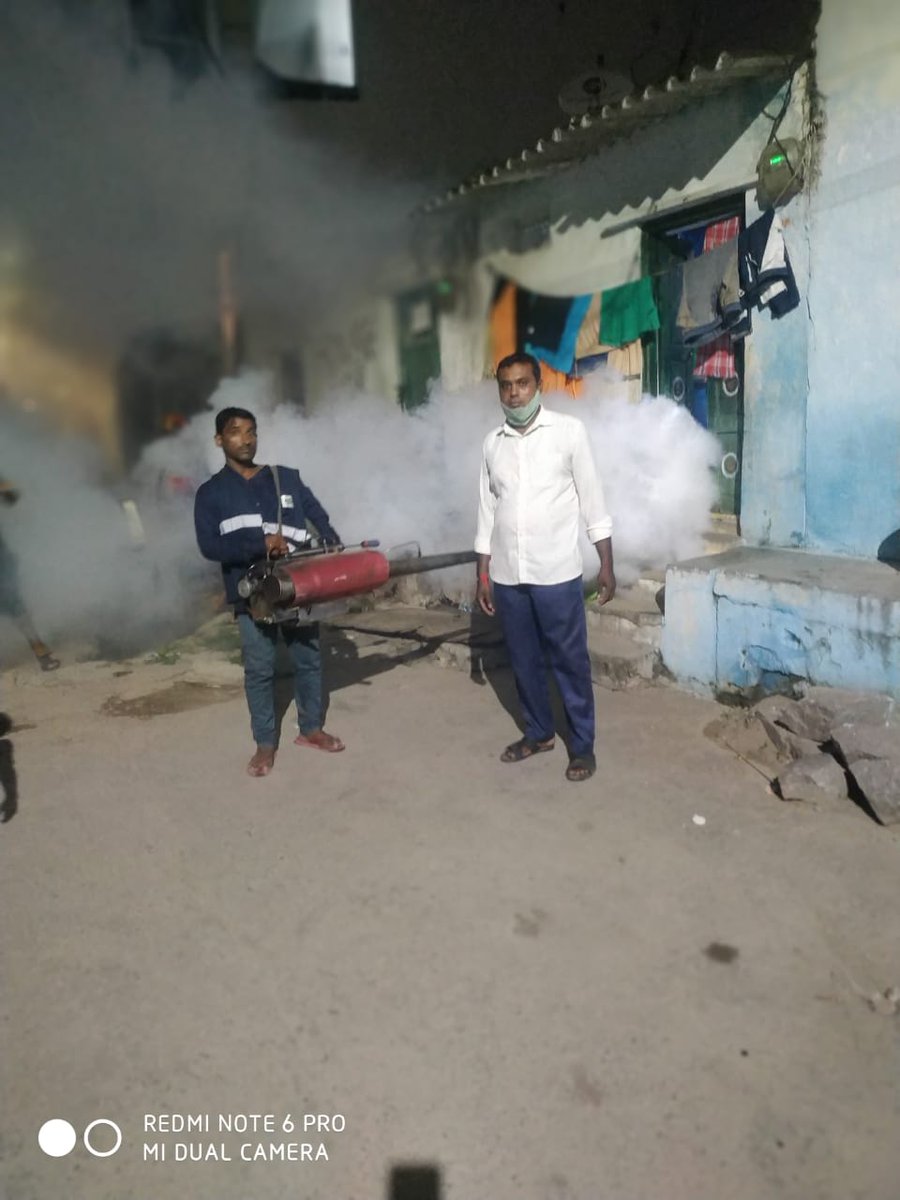 BohiniDarshan's tweet photo. Today mosquito fogging has been done at Sai Durga Nagar, #Ziaguda
#BJPIn62 https://t.co/Q125HWT52O