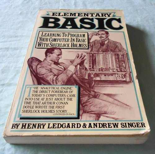 Marie_LSJ's tweet photo. What a series of curious books! I didn't know about Henry Ledgard and Andrew Singer's 1982 series to learn programming in the narrative frame of Sherlock Holmes.
#NeoLateVictorian https://t.co/NnzkpNRFvV