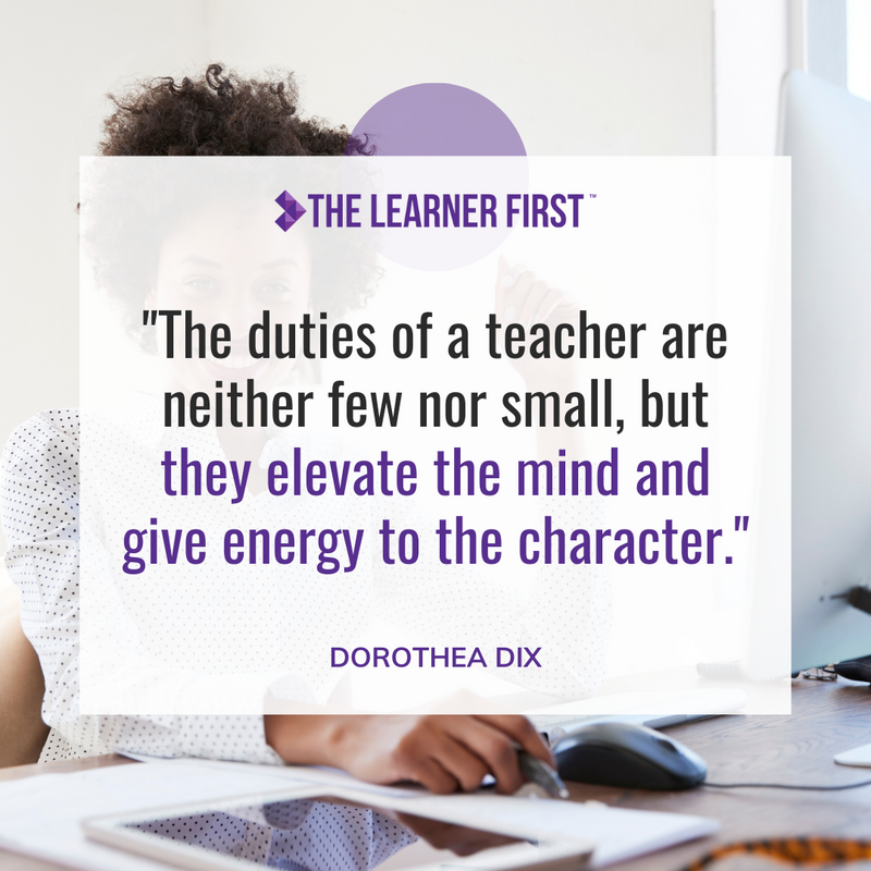 TheLearnerFirst's tweet photo. The most important job in the world is teaching.
The quality of a country's education is only as good as its instructors.
#TheLearnerFirst #TeachersQuote #SupportTeachers #TeachingJob https://t.co/VSkhEbdPT4