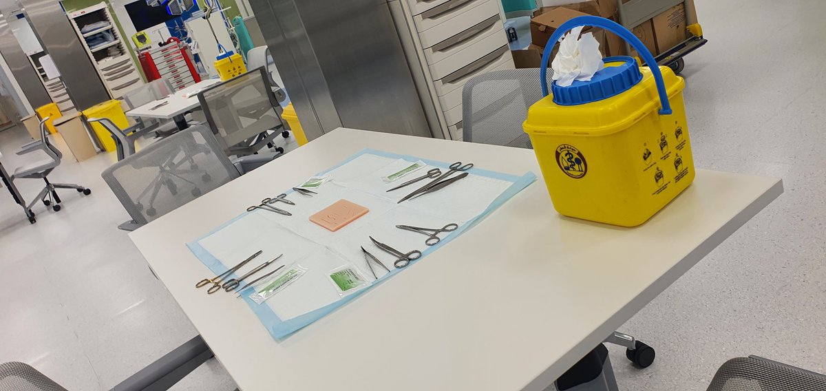 Basic surgical skills course preparations for medical students <a href="/QatarUniversity/">جامعة قطر</a>