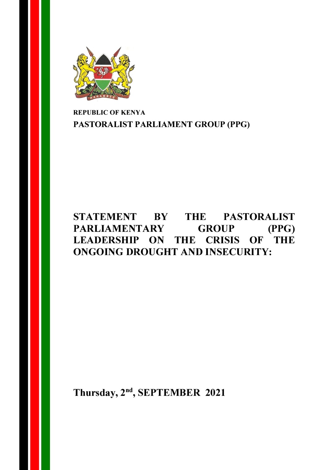 Hon. Aden Duale, EGH, MP on Twitter "The people of Northern Kenya and
