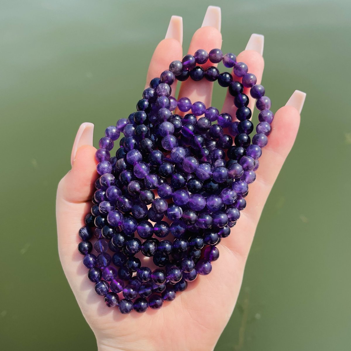 The most highly saturated amethyst bracelets 🍇