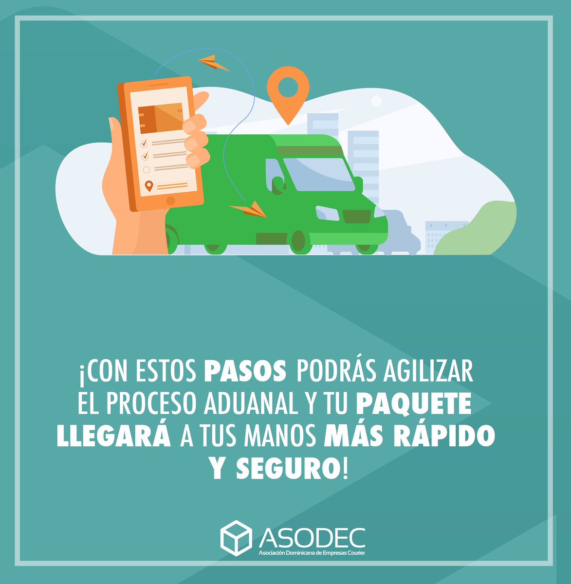 AsodecRD's tweet photo. Realiza tu pre-alerta ⚠️ en sencillos pasos en la web o app de tu courier y así evita retrasos en tus paquetes📦 . #Asodec #ahorratiempoydinero #prealerta https://t.co/IbduSvsLQI