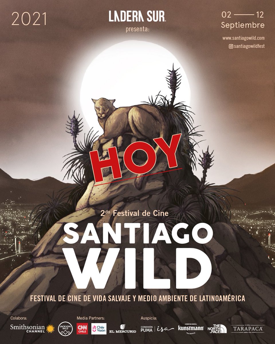 LLEGÓ EL DÍA ‼️‼️ Hoy empieza #Santiagowild2021: no te pierdas 10 días de documentales inéditos de medio ambiente y naturaleza #gratis y #online en tu hogar 😱📹

▶️ Plataforma oficial santiagowild.com