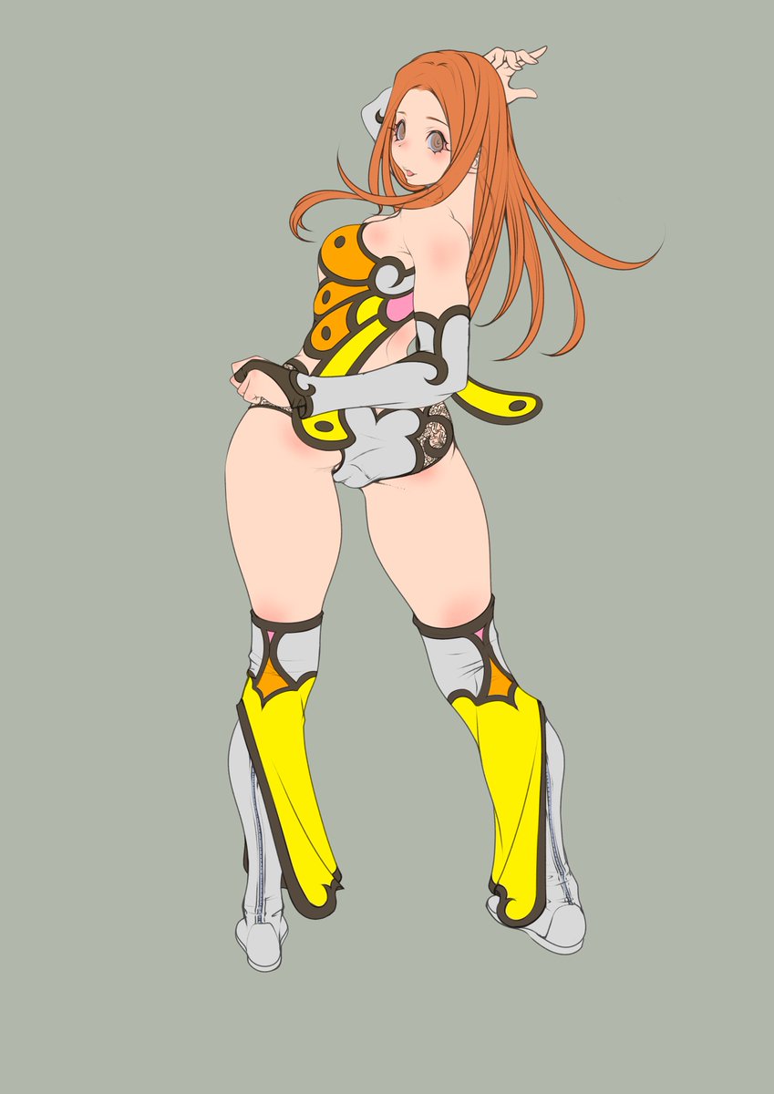 昨日のデッサンは蝶野舞の新コスイラストにしてみた 