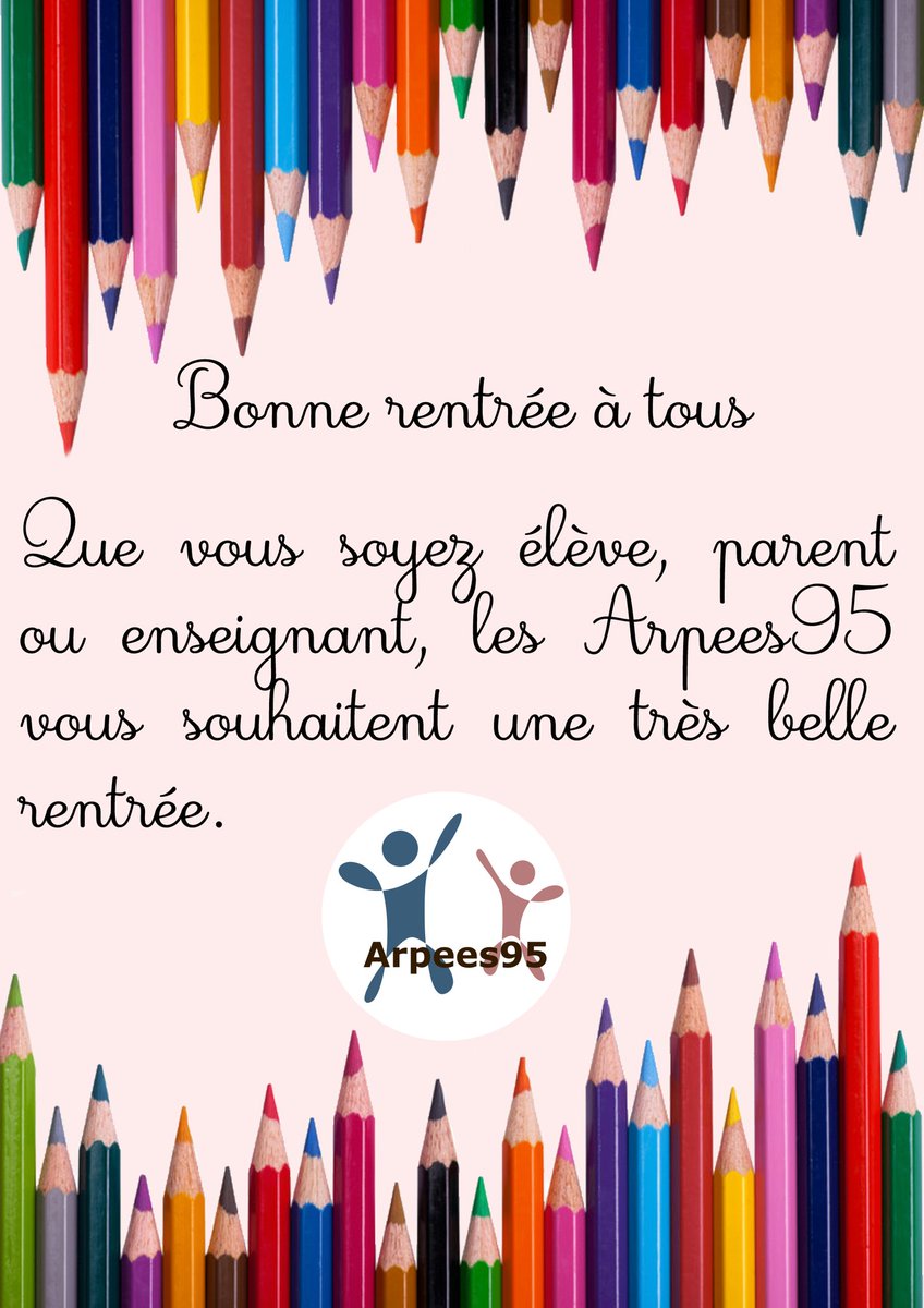 arpees95's tweet photo. Bonne rentrée à tous ! https://t.co/pjfqKAf3PM