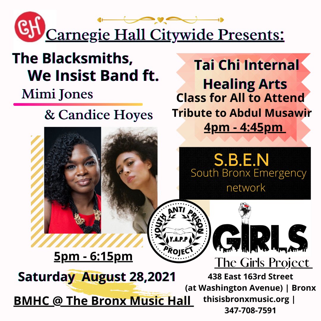 Steven Bernstein's MTO, Connie Han, Dom Salvador, NYC Free Jazz Women - mailchi.mp/boomcollective…