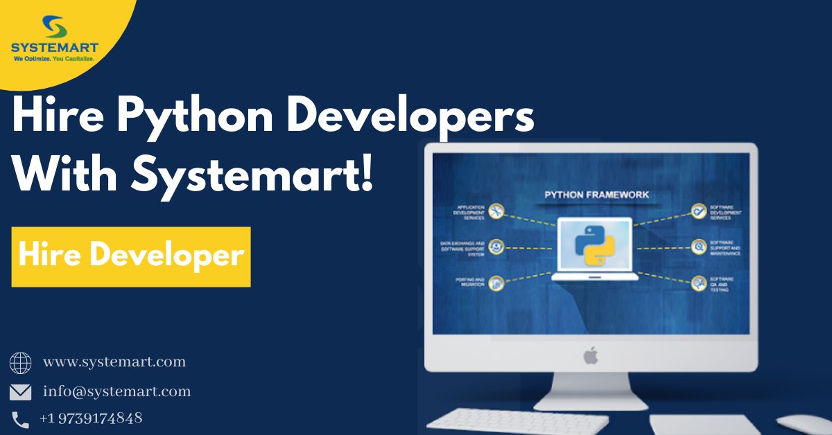 Systemart's tweet image. Hire Python developers with Systemart, LLC
bit.ly/3kMrE2P
#hirepythondeveloper #pythondevelopment #hiring #hiresoftwaredeveloper #hiredeveloper