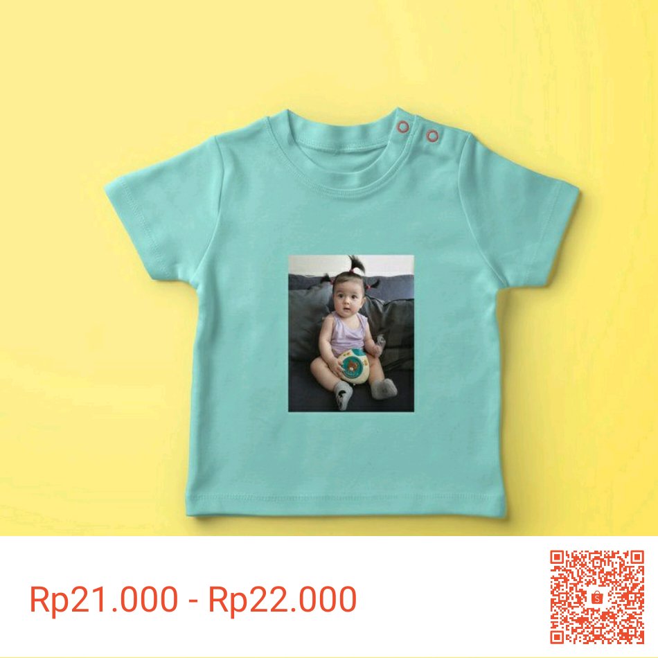 Saya menjual baju bayi custom foto dan nama *HANYA UMUR 1-2 TAHUN seharga Rp21.000 - Rp22.000. Dapatkan produk ini hanya di Shopee! shopee.co.id/product/393376… #ShopeeID