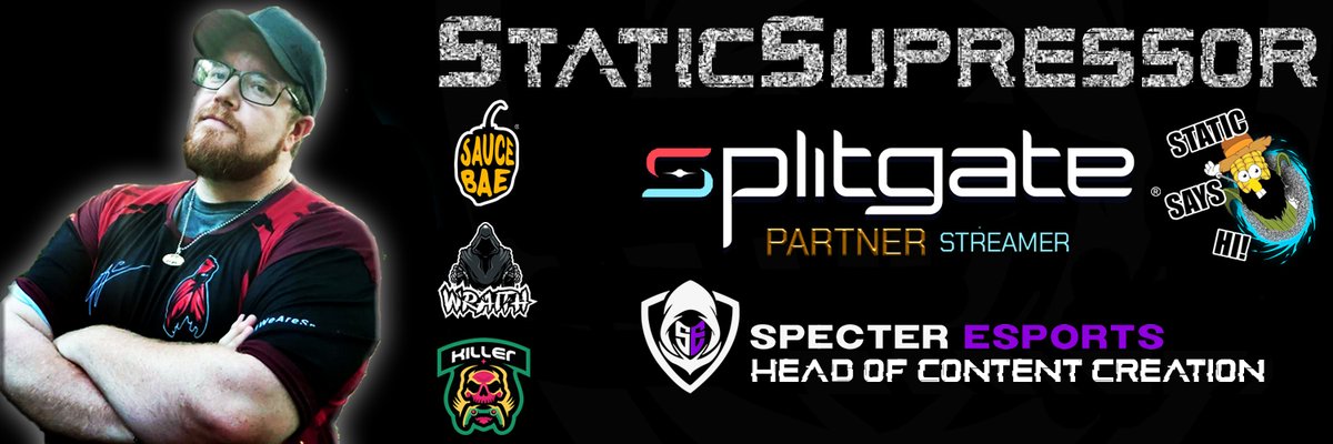 staticsupressor's tweet photo. New Twitter Banner .... 👀👀👀👀👀
@SpecterEsports_ @Splitgate @DrinkWraith @KillerJerkyCo @TheOnlyBaeUNeed https://t.co/sithPbFTvq