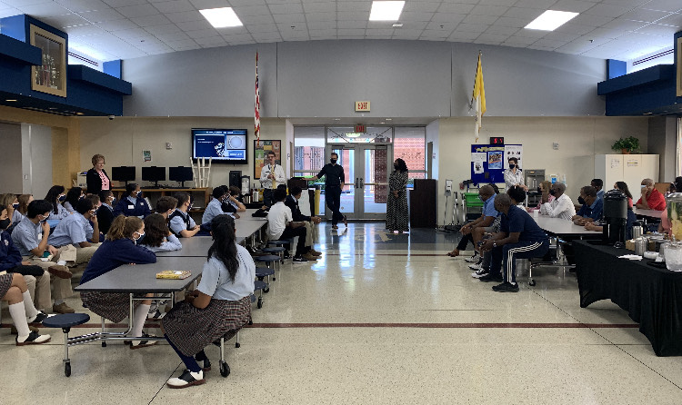 We welcomed the shadows from <a href="/sjnrcs/">St. John Neumann Regional Catholic School</a> for our first shadow day this morning.