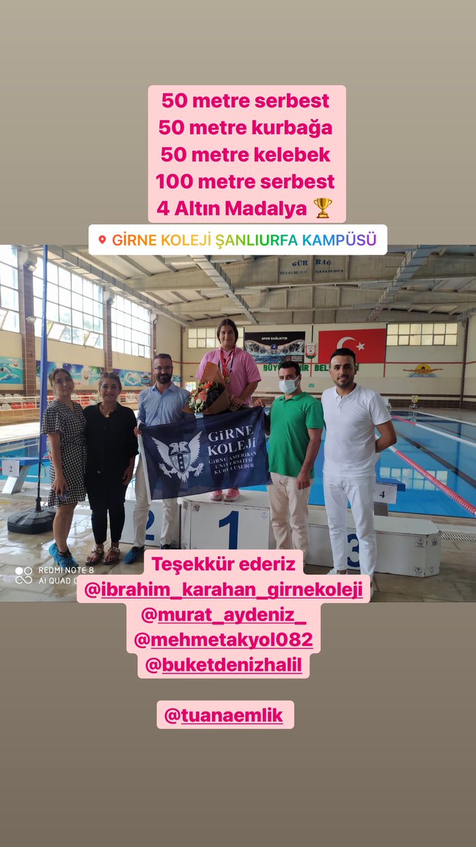 cigdemgullemlik's tweet photo. 30 Ağustos Zafer Bayramı müsabakalarında 4 Altın Madalya ile @tuanaemlikk 🏆 bizleri gururlandırdı 🙏🏻 
Başkanımız @zabeyazgul müdürümüz @Hasan_KESER63 
Hem abi hem hocaları @mataydeniz @MatKarahan @mehmetakyll teşekkür ederiz 🙏🏻🏆 
@GirneSanliurfa 👏🏻👏🏻👏🏻 https://t.co/lc3Hx4ki7U