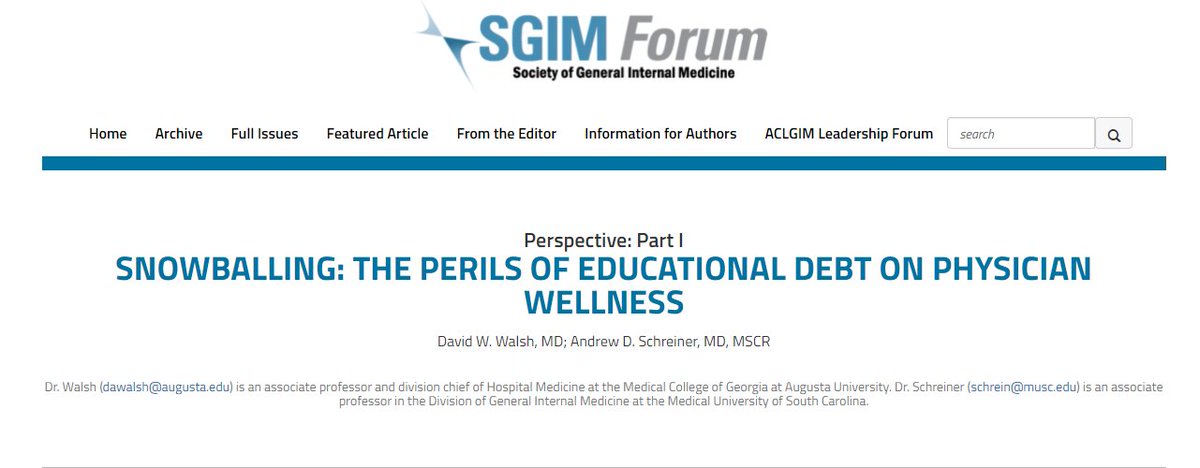 David Walsh (@dwwals012) on Twitter photo Check out our new piece on Education Debt and Physician Wellness. Need to continue to normalize and advance the discussion and research around physicians, finance, wellness, and burnout. Thanks <a href="/TLeungMD/">Tiffany I. Leung</a> for the publishing support.
<a href="/WCInvestor/">White Coat Investor</a> <a href="/TPP_MD/">Jimmy Turner, MD</a> nam02.safelinks.protection.outlook.com/?url=http%3A%2… Check out our new piece on Education Debt and Physician Wellness. Need to continue to normalize and advance the discussion and research around physicians, finance, wellness, and burnout. Thanks <a href="/TLeungMD/">Tiffany I. Leung</a> for the publishing support.
<a href="/WCInvestor/">White Coat Investor</a> <a href="/TPP_MD/">Jimmy Turner, MD</a> nam02.safelinks.protection.outlook.com/?url=http%3A%2…