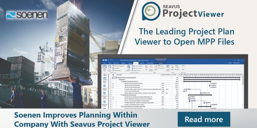 With the planning scope growing, SOENEN Technology quickly adopted #MicrosoftProject for detailed planning, and added the #SeavusProjectViewer, to provide view access to #mpp files for the wider project team.

Read more: bit.ly/3n01Xyy

#MSProject  #ProjectManagement