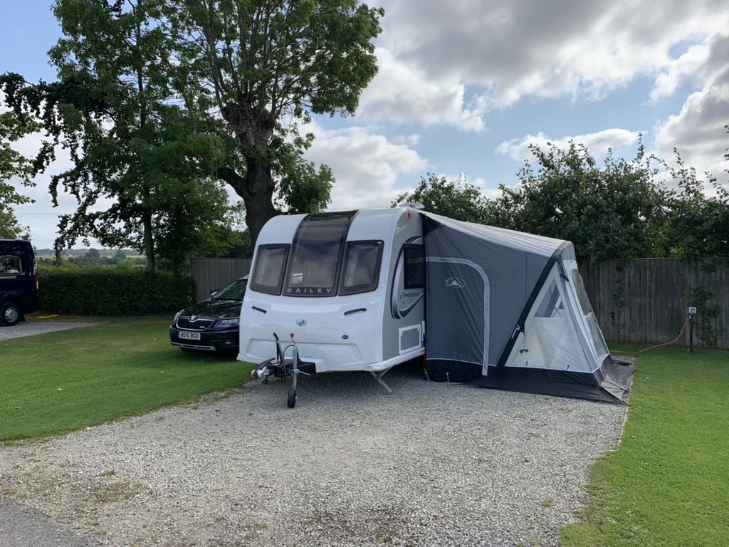 Our first ever caravan trip!! 😁 <a href="/TheTrudgians/">The Trudgians</a> <a href="/caravanchitchat/">Caravan Chit Chat</a> @CaravanGossip <a href="/LoveOfCaravans/">For The Love Of Caravans</a> @WobbleBoxers <a href="/BaileyofBristol/">Bailey of Bristol</a>