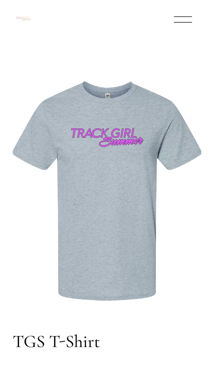 TrackGirlSummer's tweet photo. Ask and you shall receive! Track Girl Summer merch is officially for sale at https://t.co/FVzw1BvY0t https://t.co/wGVlFuyGYP