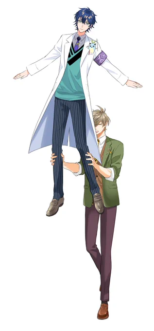 HUMAN Fall Flatで合体してエデンの巨人(約3.7m)になっていた二人
#まめねことレオス  #絵バンス 