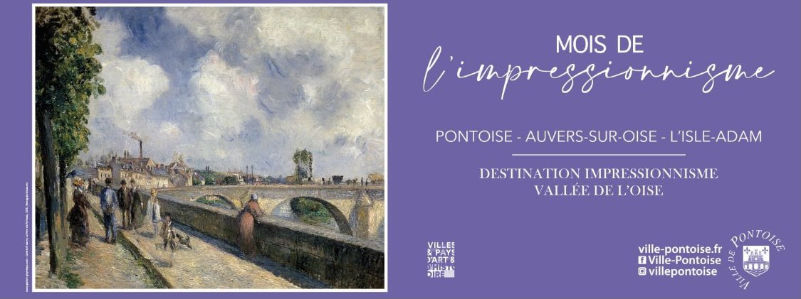 PriscilleS's tweet photo. #Pontoise #Auvers #IsleAdam septembre mois de l’Impressionnisme. https://t.co/J3AwnD5J6E