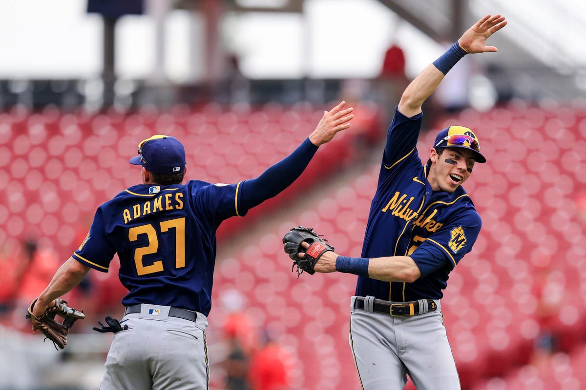 IKE_Brewers's tweet photo. Brewers went into San Francisco and knocked the Giants out of 1st place

Milwaukee has a 10.5 game lead in the Central

Lorenzo Cain homers in back-to-back games, Christian Yelich is heating up

Best pitching the franchise has ever had

It’s a great time to be a Brewers fan🍻 https://t.co/YrJ8ckY0RE