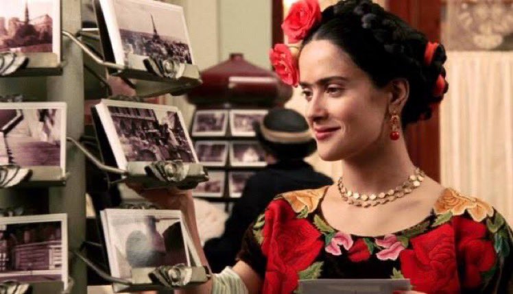 Happy birthday Salma Hayek. It was obvious to me that her heart was in Frida. A work of love. 