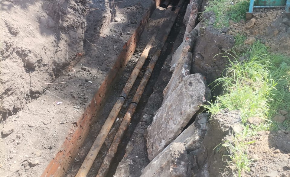 В Огаревке заменено более 2 тысяч метров теплосетей schekino.ru/about/info/new…