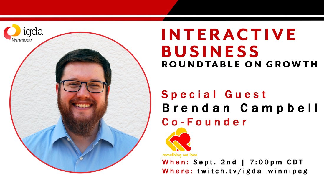 IgdaWinnipeg's tweet photo. We've got one more announcement before TONIGHT's event.

Before the panel, @cambrendan will introduce us to @somethingwelove, #Winnipeg’s first #indiedev co-op he co-founded with @IIIIIIlIIlIIIIl. 

Join us at 7pm on https://t.co/Mi5iqqoImO to learn more. https://t.co/y4LobTtxq0