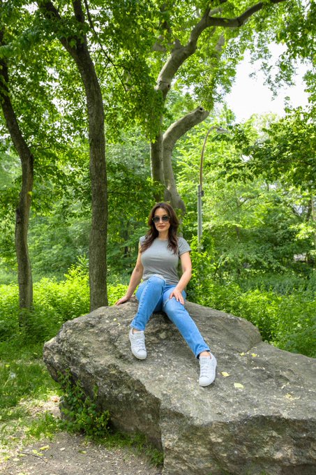 I think I'll just park myself on this rock and call it a day. @CentralParkNYC #CentralPark #NYC #Nature