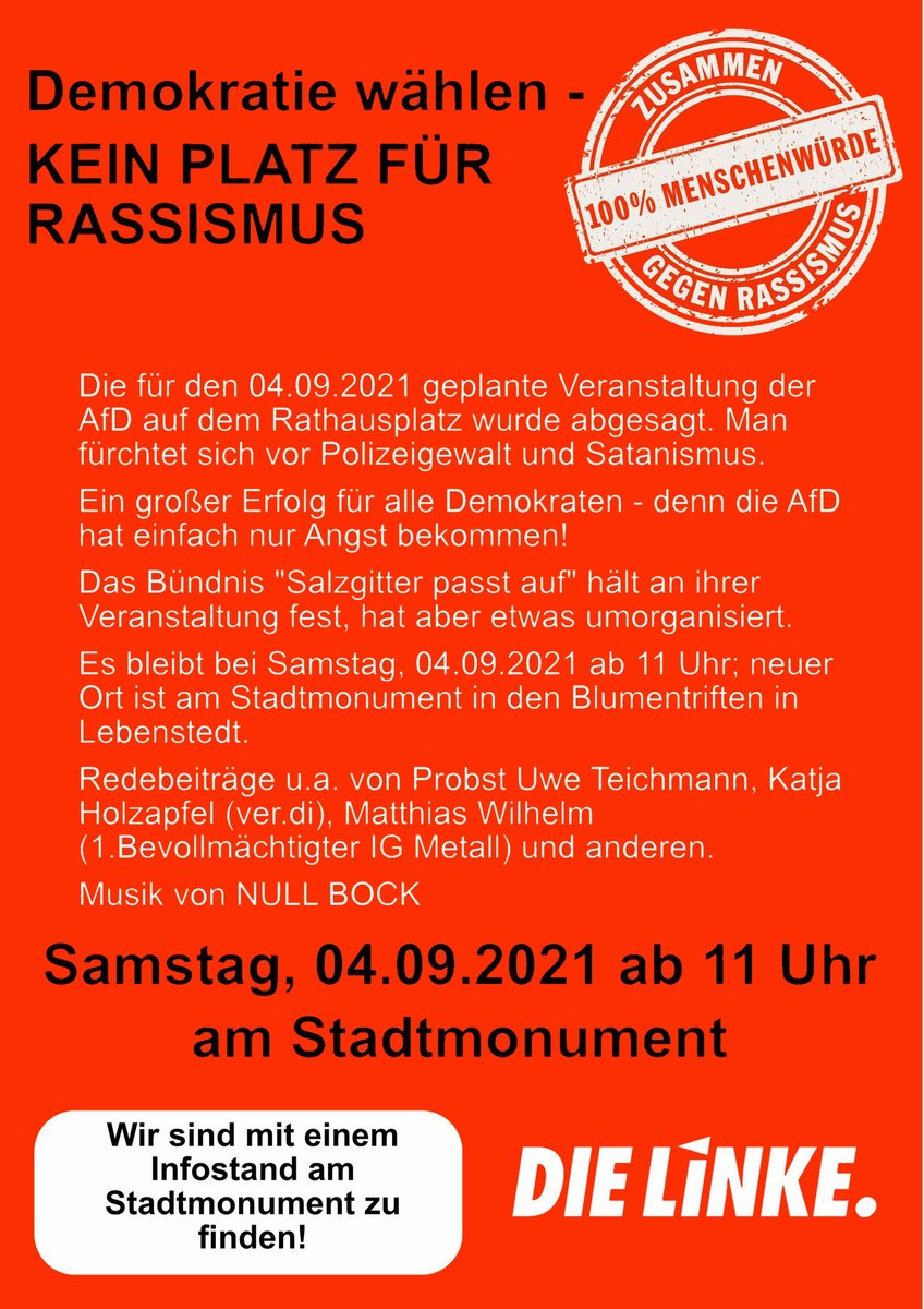 Am Samstag in Lebenstedt