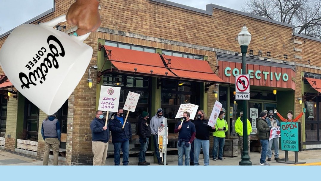 MachineChicago's tweet image. Colectivo Successfully Unionizes Despite Executives Trying To Trap All Workers In Giant Coffee Cup

#Chicago #satire #comedy #coffee #unions #labor
