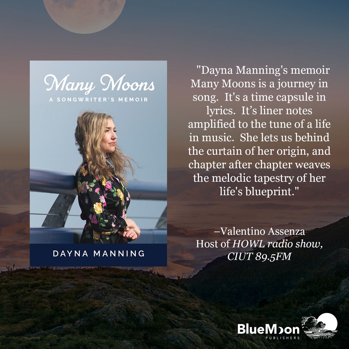 Many Moons is a window into the world of Canadian folk music scene through the eyes of singer-songwriter Dayna Manning.
<a href="/daynamanning/">Dayna Manning</a>
#bookreviews  #manymoons #memior #singersongwriter #canadianfolksinger #canadianfolkmusic