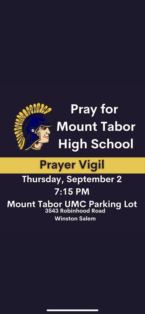 EVERYONE INVITED!! Tabor City &amp; Winston-Salem is a FAMILY #spartanstrong💛💙