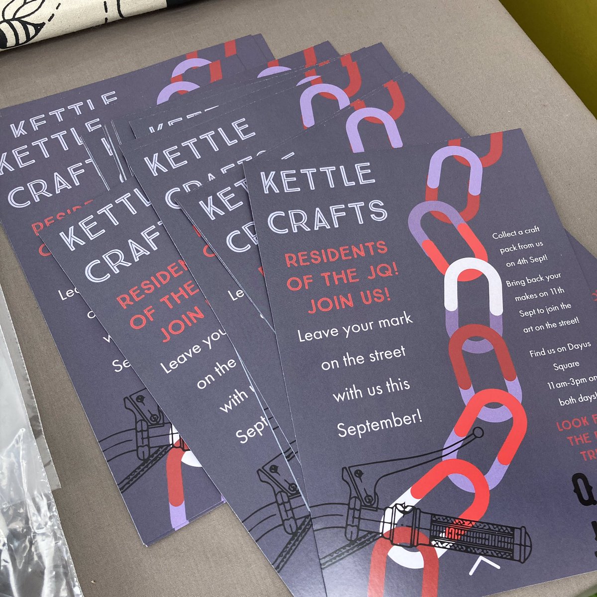 #jq resident? We will be handing out #kettlecraft packs on Dayus Square this Saturday as part of spotlight on Albion Street. Free activity!! Please come between 11-3 to collect your pack. Activities are based on the JQ’s rich #heritage ☺️ #myjq #jqcommunity
