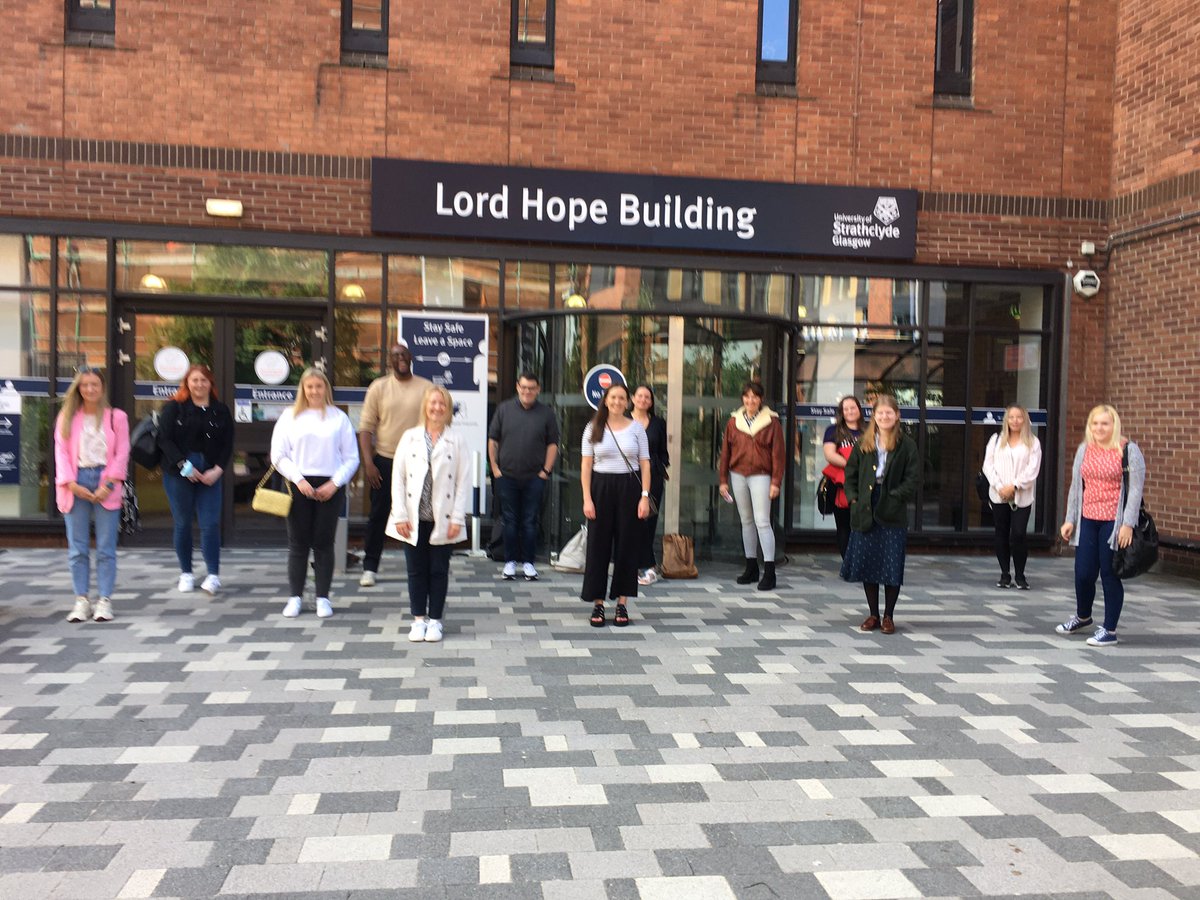 Strath_HE's tweet photo. It was absolutely lovely to meet our class on campus.  Your arty name badges were fabulous!  #happyhomeeconomists https://t.co/96thxe2xtn