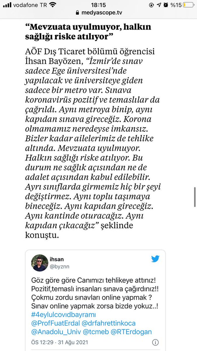 CFatos77's tweet photo. Malesef bizi duymuyolar kaç gündür https://t.co/WFZAcuCyzN
