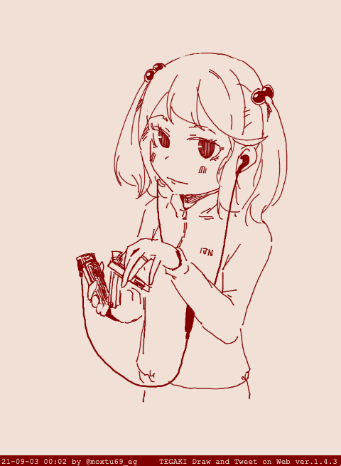 nomusicnolife. #tegaki_dt 