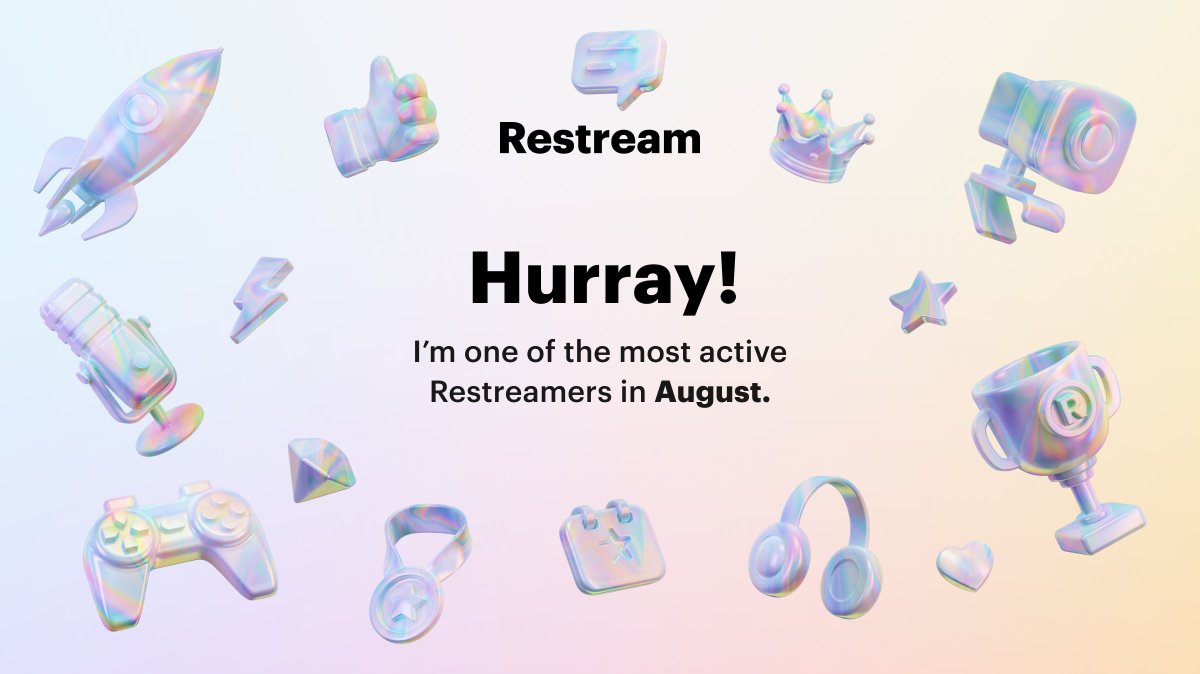 The numbers are in! 💯 Check your inbox to see your streaming stats for August. 

P.S. Don’t forget to share them with us and your community! 🥳
