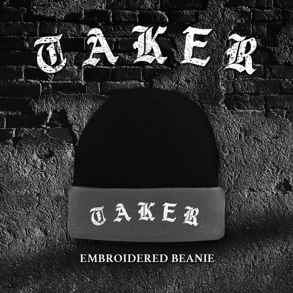 🚨 TAKER MERCH 🚨
It's been requested by many &amp; will be available soon!
Inbox us to PREORDER today - shirts and beanies both $20 each (plus shipping if applicable)
Limited quantity/sizes available!
