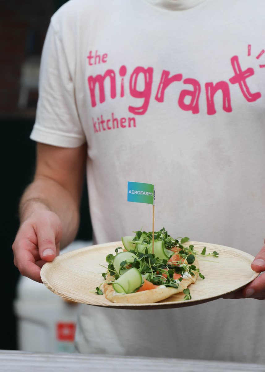 Thank you to all who came out to try the curated menu created by <a href="/MigrantKitchen/">The Migrant Kitchen</a> featuring AeroFarms greens and a taste test with <a href="/RooftopReds/">Rooftop Reds</a>. 🍷  

Join us on September 17th for our next event! Purchase Tickets Here: bit.ly/3zzjC3E

#AeroFarms #NYCEvents #RooftopReds