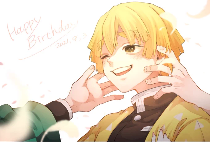 #我妻善逸生誕祭2021
#我妻善逸誕生祭2021
善逸〜誕生日!!!おめでとう!!!今年も君を祝えて嬉しい🙏🙏 