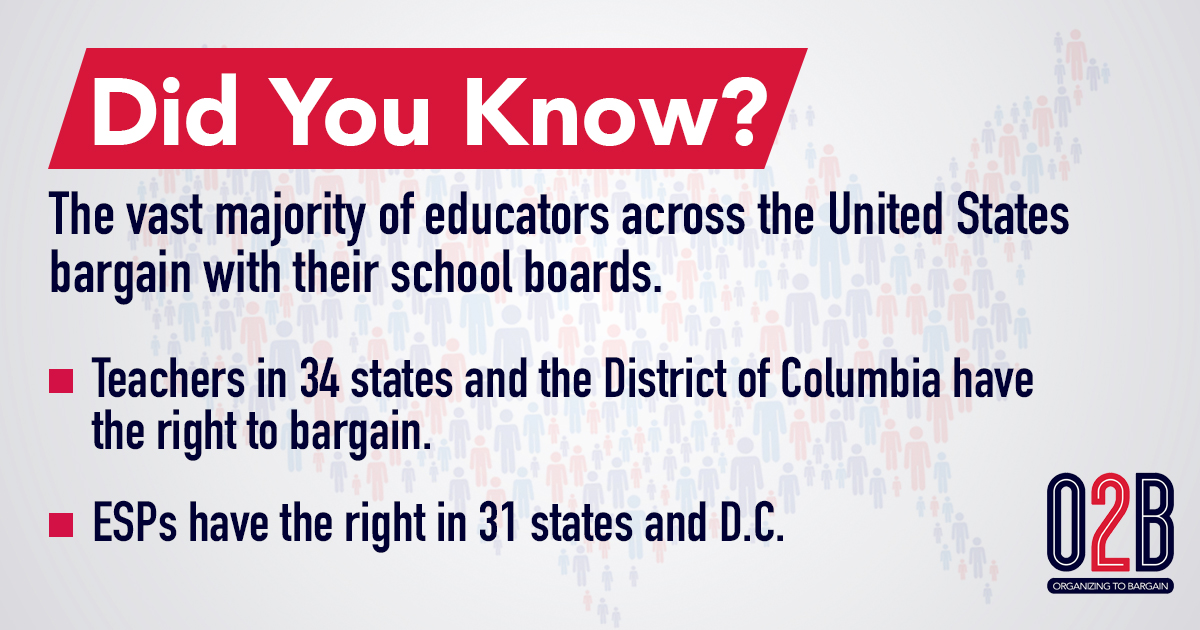 VEA4Kids's tweet image. The right to negotiate contracts may be new for educators here in Virginia, but it’s been standard practice for years in most of the U.S.

Play your part in gaining contract negotiations in your local here: vea.link/commit2bargain #Organizing2Bargain