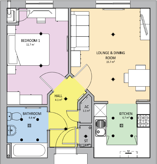 NEW LET 
Each apartment has a modern kitchen, bathroom, energy efficient central heating, grey carpets/flooring fitted, parking &amp; lift access to upper floors. 

1 BEDROOM
£400pcm
Available Autumn 2021

PLEASE CONTACT TAI TEG TO REGISTER AND APPLY ONLY
bit.ly/2D4Y3fC