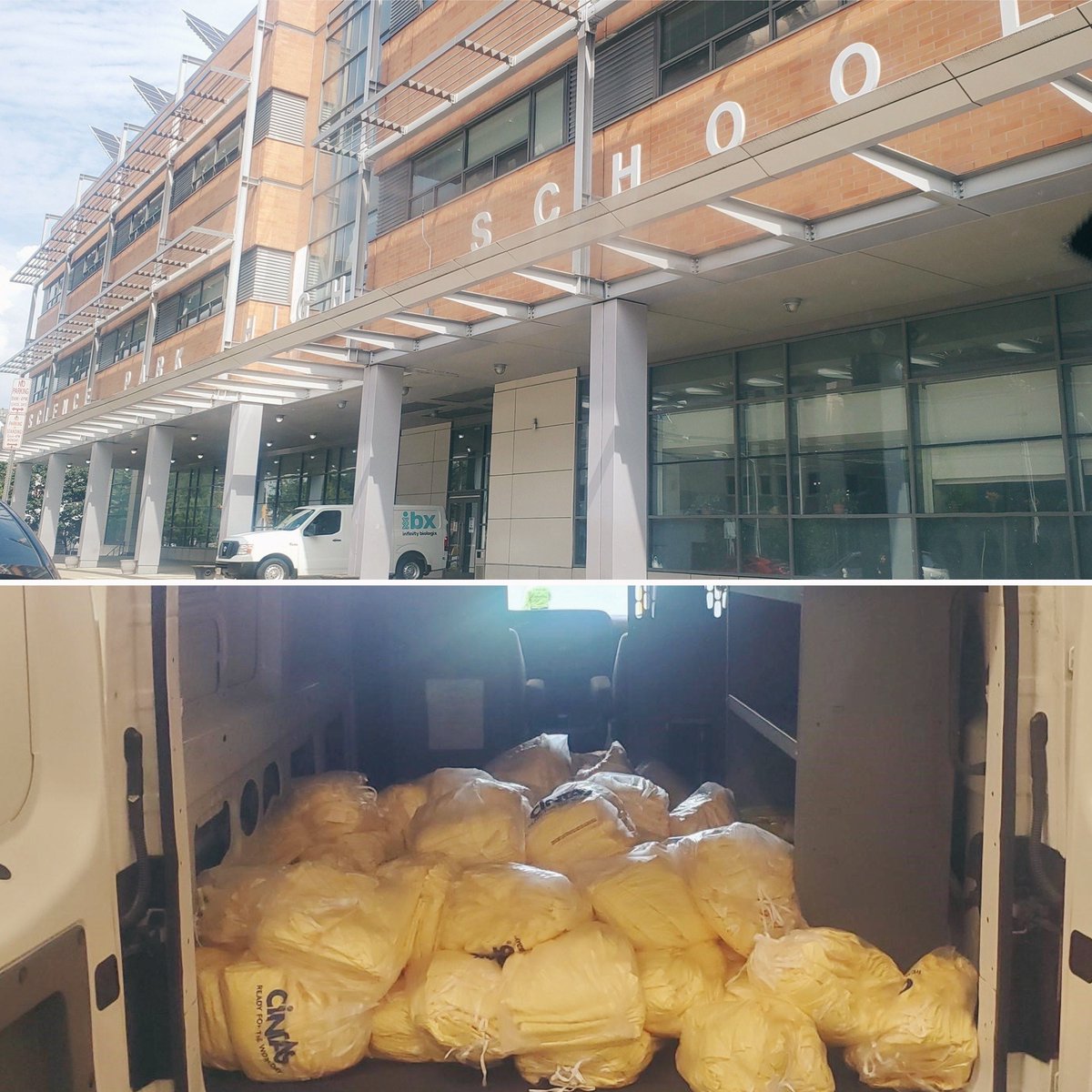 "We are proud to support Science Park High School in the donation of lab coats for student use - learn more about the school and their valuable work in educating and inspiring the next generation of scientists here: bit.ly/3yDE2Hs " #IBX #InfinityBiologiX