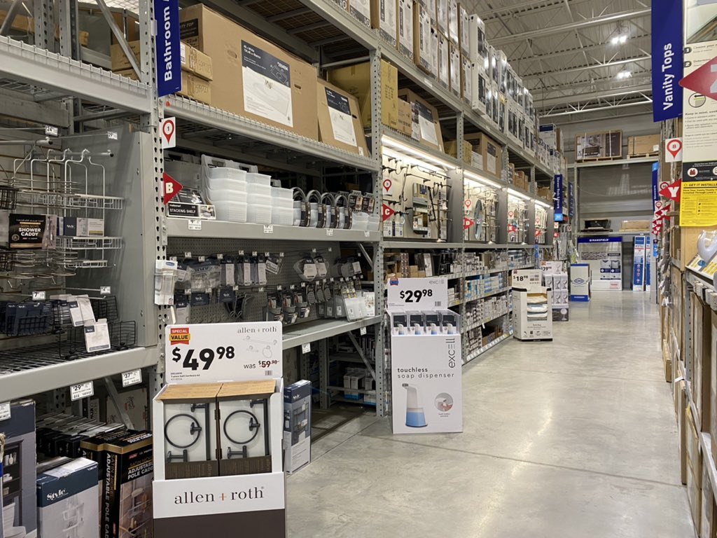 wscott0528's tweet photo. Honestly though, could the plumbing department look any better 🥳 #2228rocks #waynesboropa #mst #lowes #SettingServicingStandards #crispclean https://t.co/DbjVMHkqgx